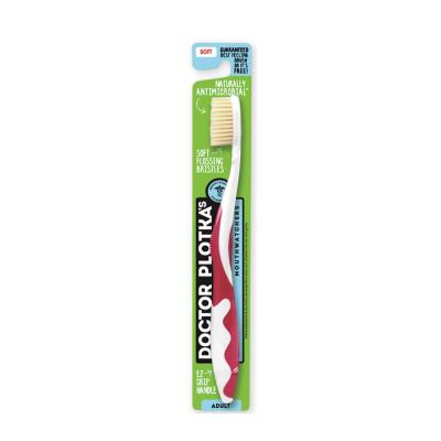 Doctor Plotka's Mouthwatchers Toothbrush Adult Soft Red